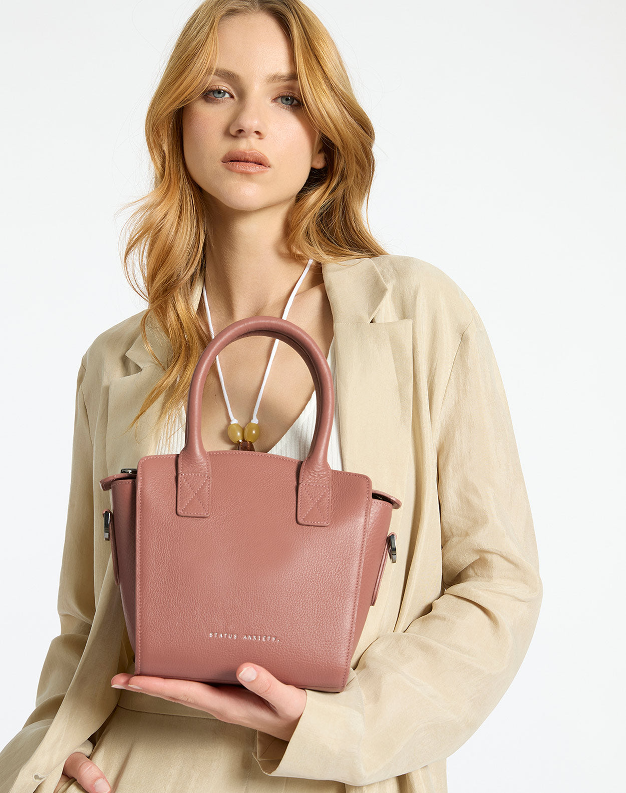 Worst Behind Us Leather Bag Status Anxiety