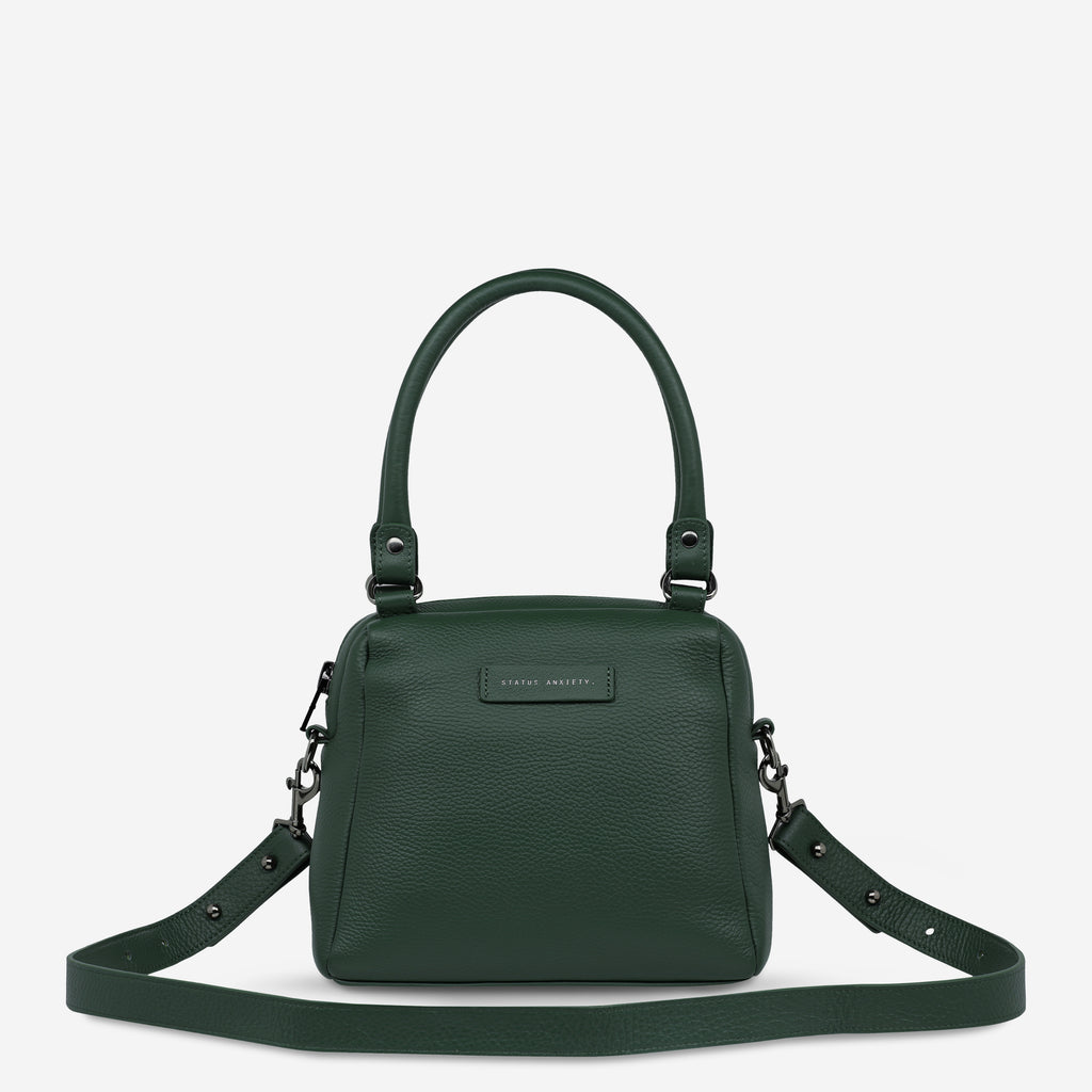 Mini Mountains Women s Green Leather Handbag Status Anxiety