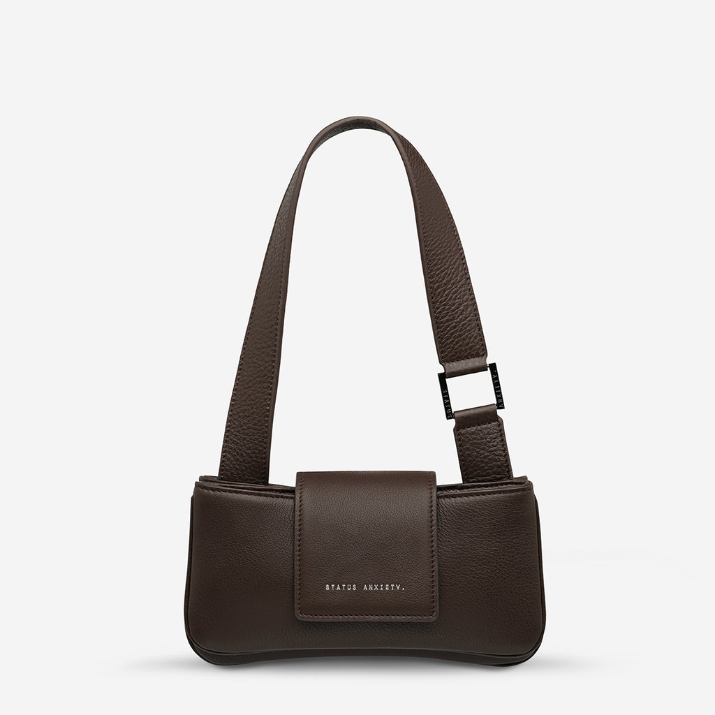 New Beat Cocoa Leather Bag | Status Anxiety®