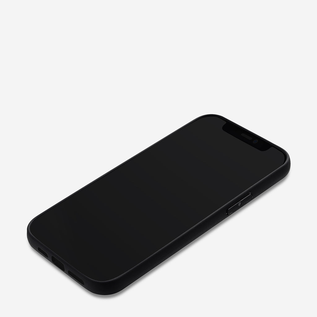[STATUS ANXIETY]*WHO'S WHO スマホケース*iPhone13/Pro/ProMax Who's Who Black Leather Phone Cases | Status Anxiety®