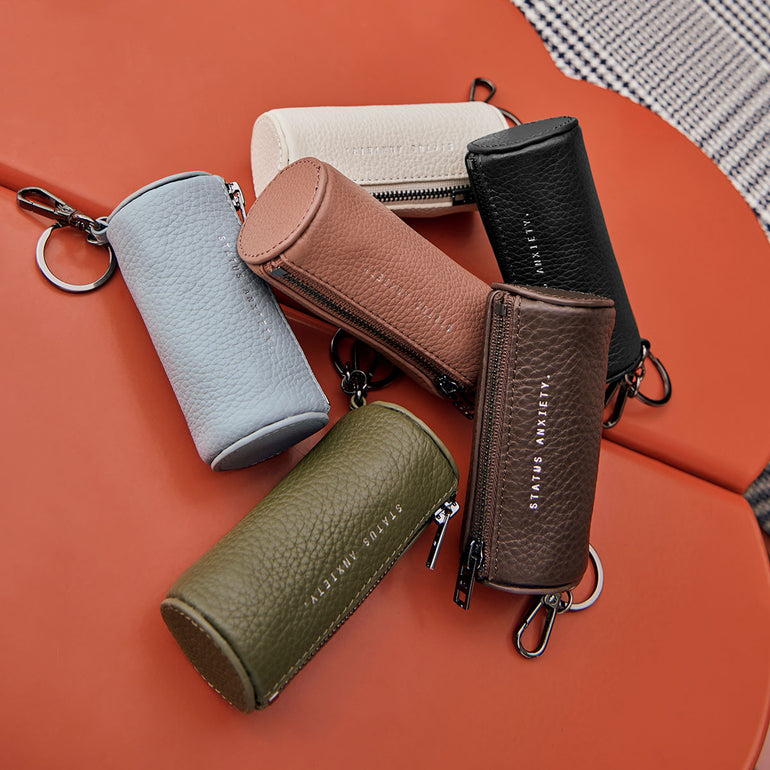 Status Anxiety Escape Women's Leather Pouch Cocoa