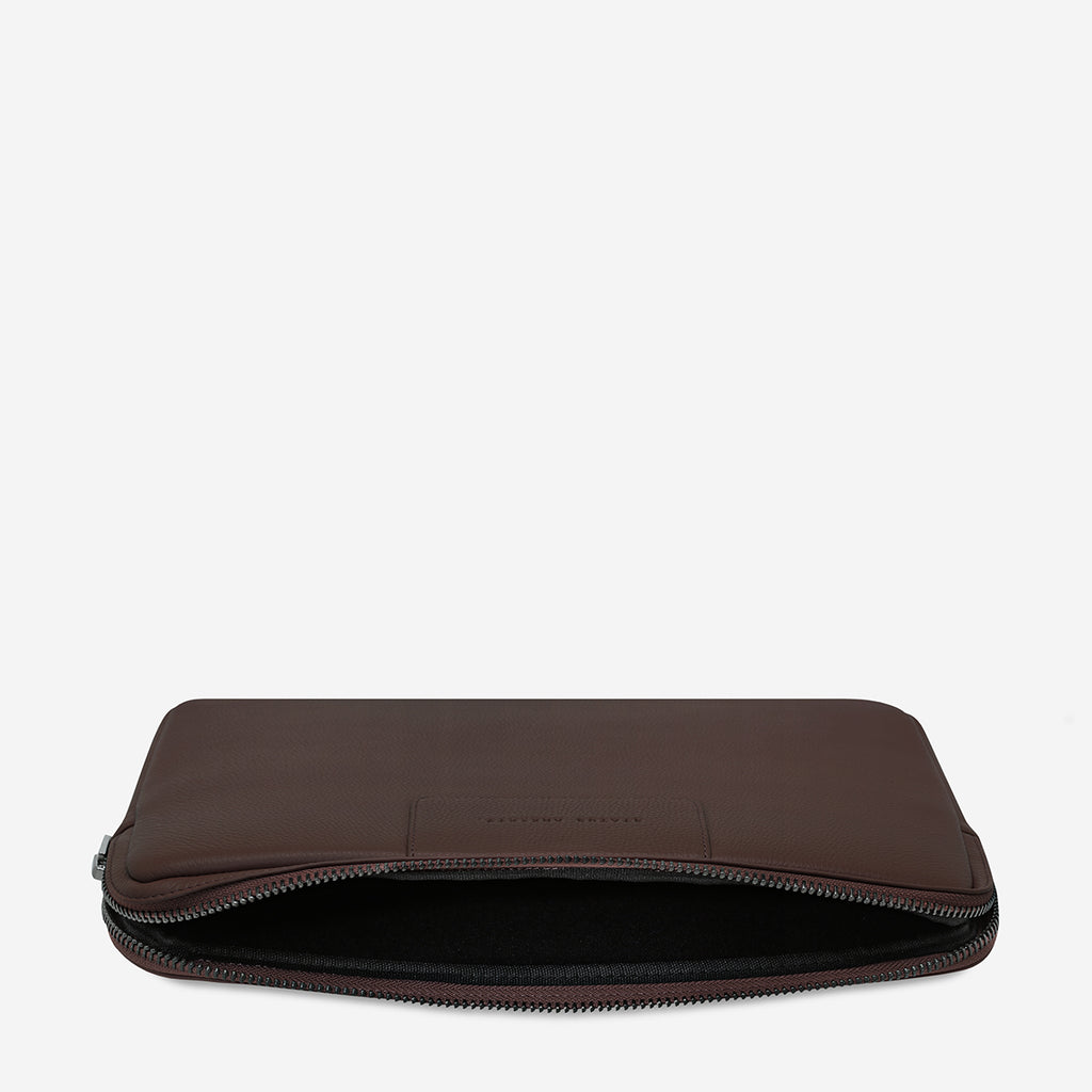 Before I Leave Cocoa Laptop Case | Status Anxiety®