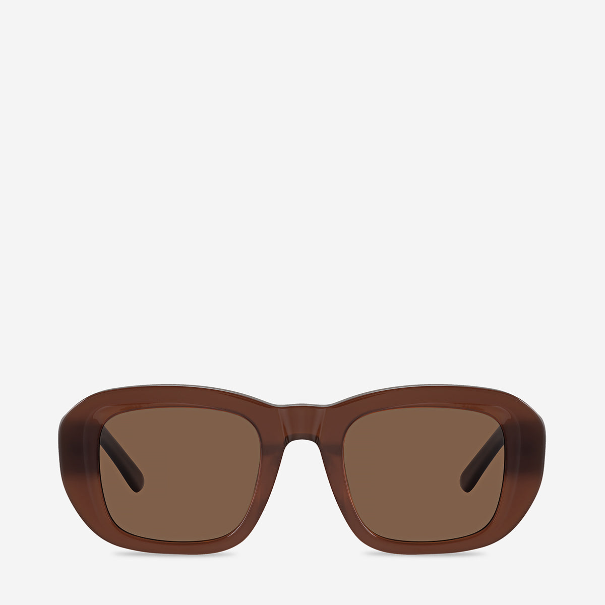 Cascade Brown Sunglasses Status Anxiety