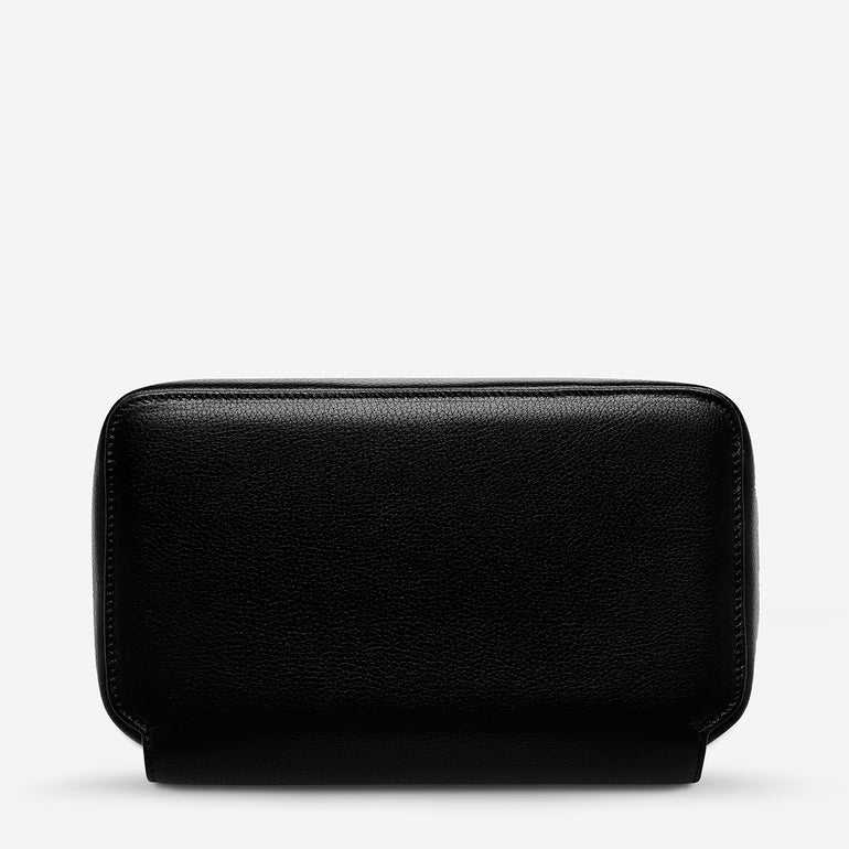 Status Anxiety Home Soon Leather Tech Case Black