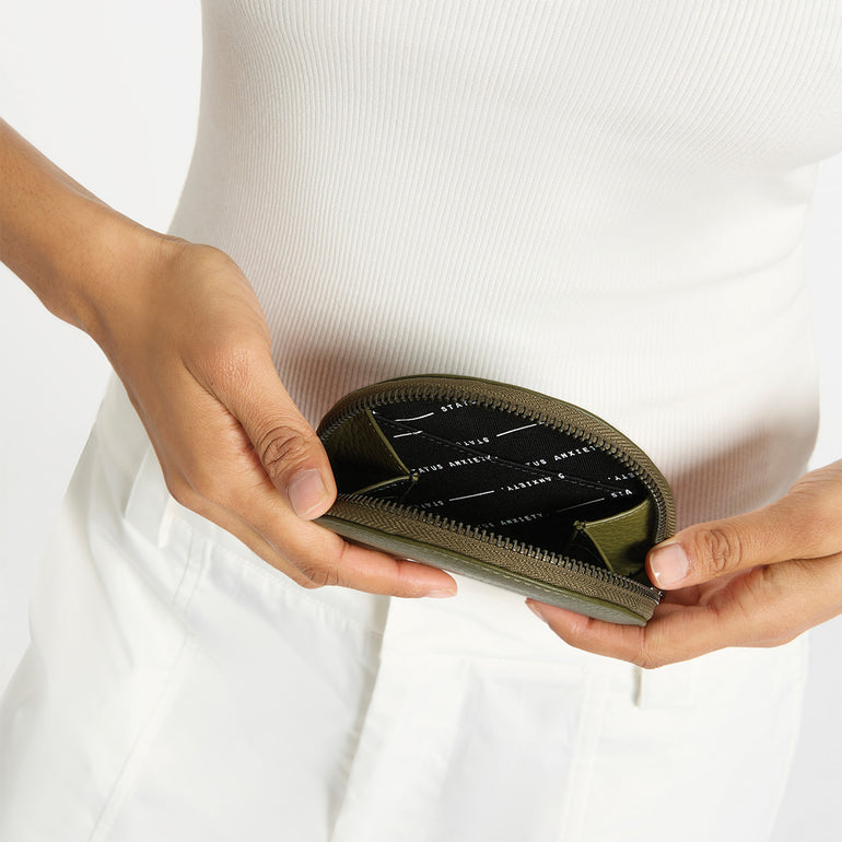 Status Anxiety Lucid Women's Leather Wallet Khaki