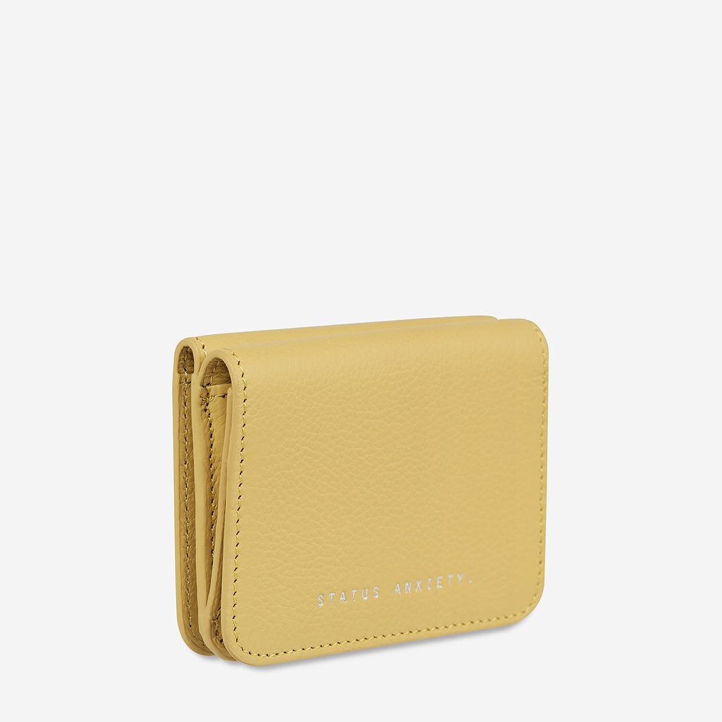 Miles Away Buttermilk Leather Wallet Status Anxiety®