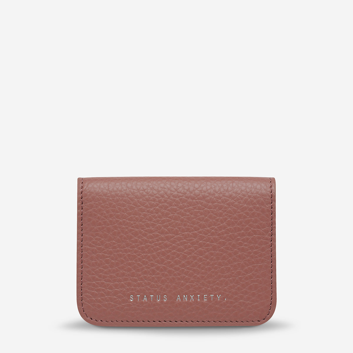 Miles Away Dusty Rose Leather Wallet Status Anxiety®