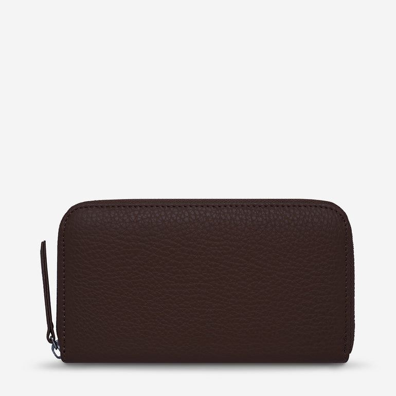 Status Anxiety Yet To Come Leather Wallet Cocoa