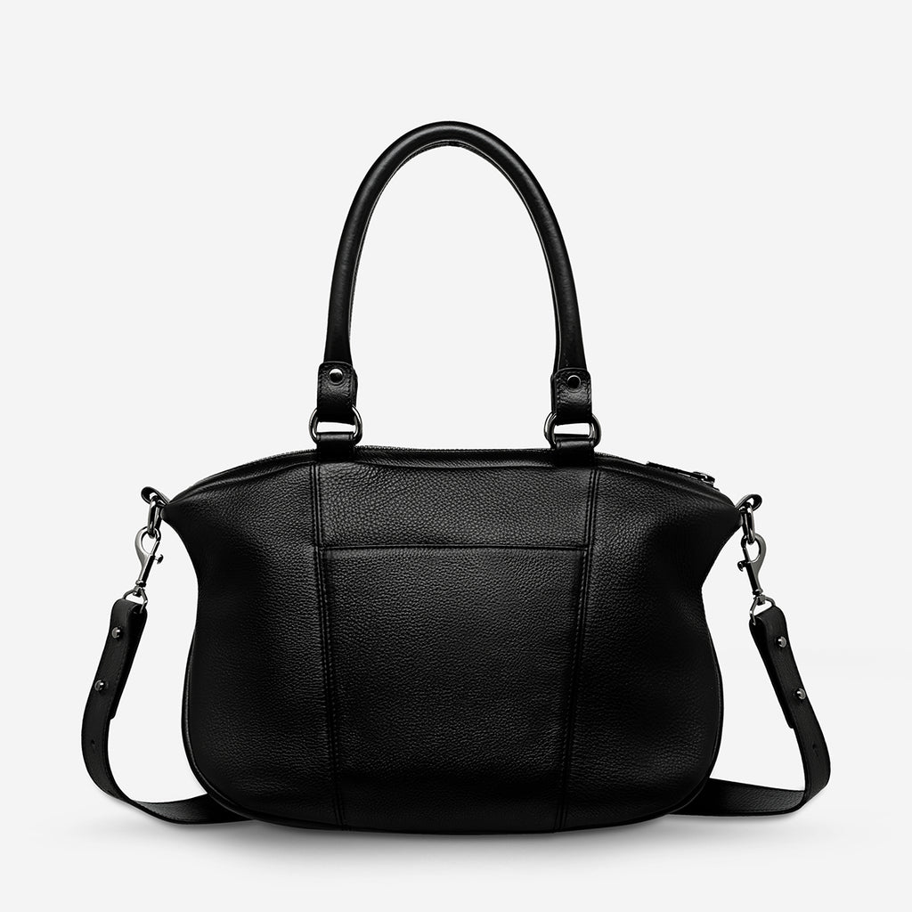 Eyes To The Wind Women's Black Leather Bag Status Anxiety®