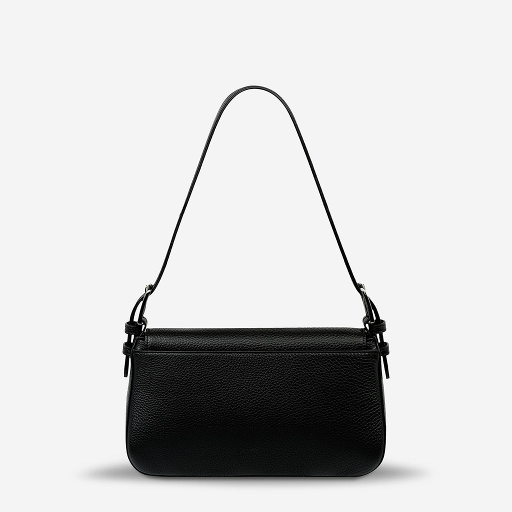 Figure You Out Women's Black Leather Bag Status Anxiety®