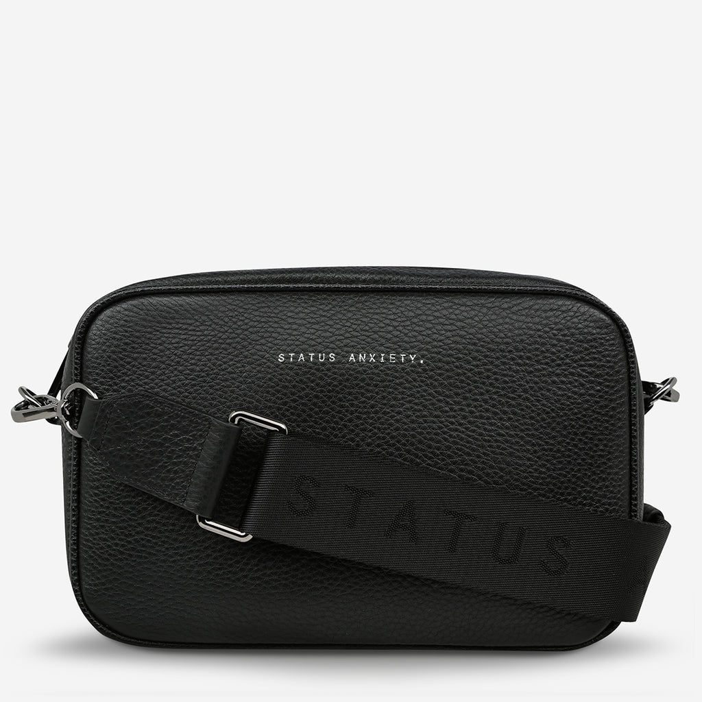 Plunder With bed Strap Black Crossbody Bag Status Anxiety®