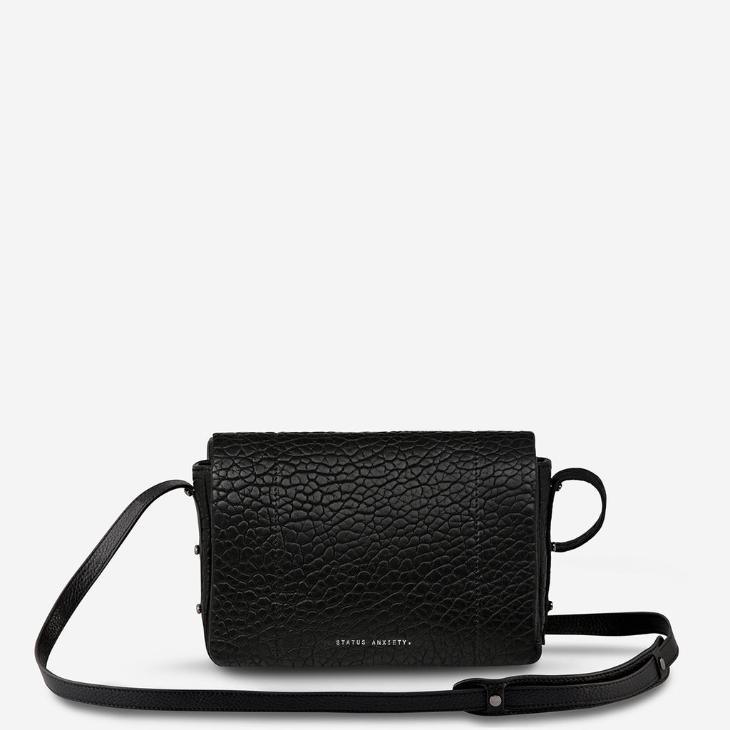 Succumb Women's Black Bubble Leather Bag Status Anxiety®