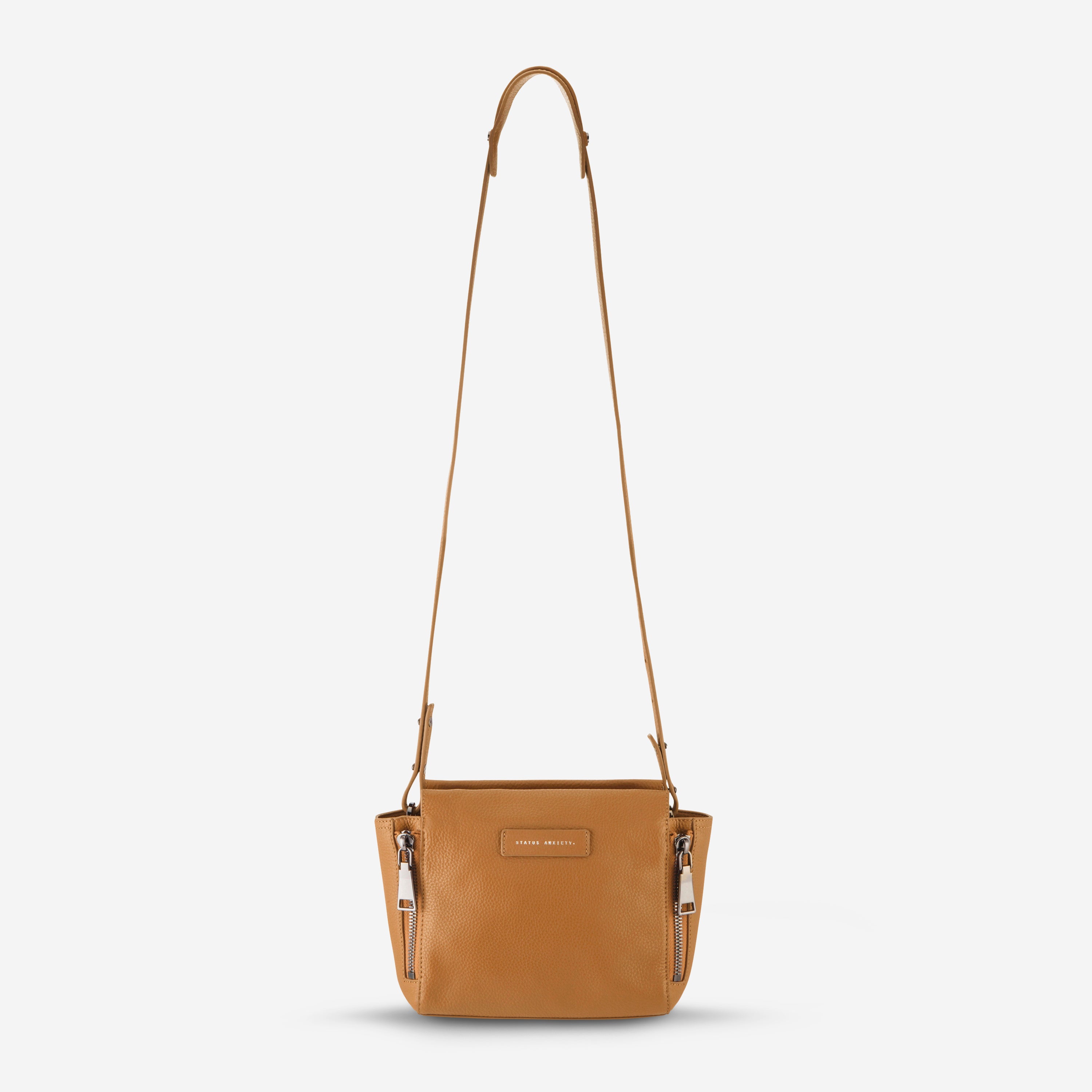 The Ascendants Women's Tan Leather Bag Status Anxiety® Official