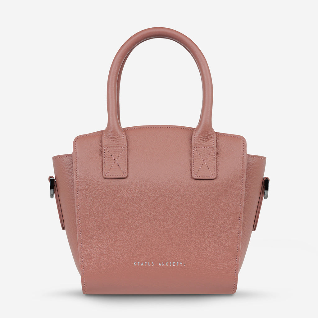 Worst Behind Us Women's Dusty Rose Leather Bag Status Anxiety®