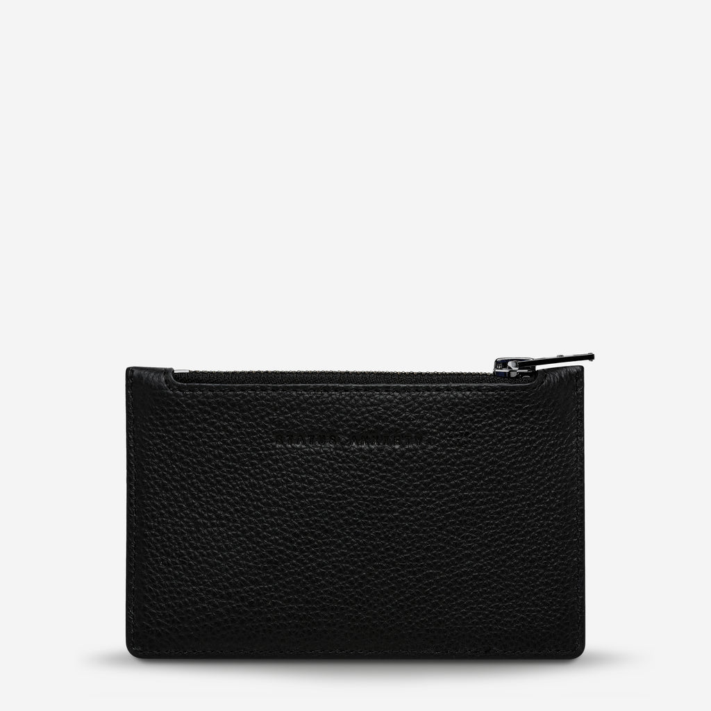 Avoiding Things Women's Black Leather Wallet Status Anxiety®