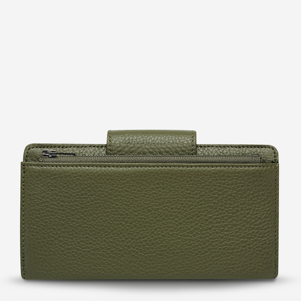 Ruins Women's Khaki Leather Wallet Status Anxiety®