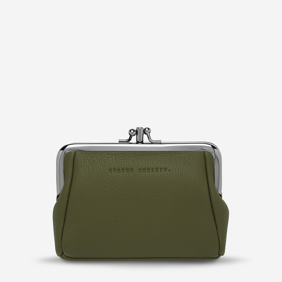 Volatile Women s Khaki Leather Purse Status Anxiety Official