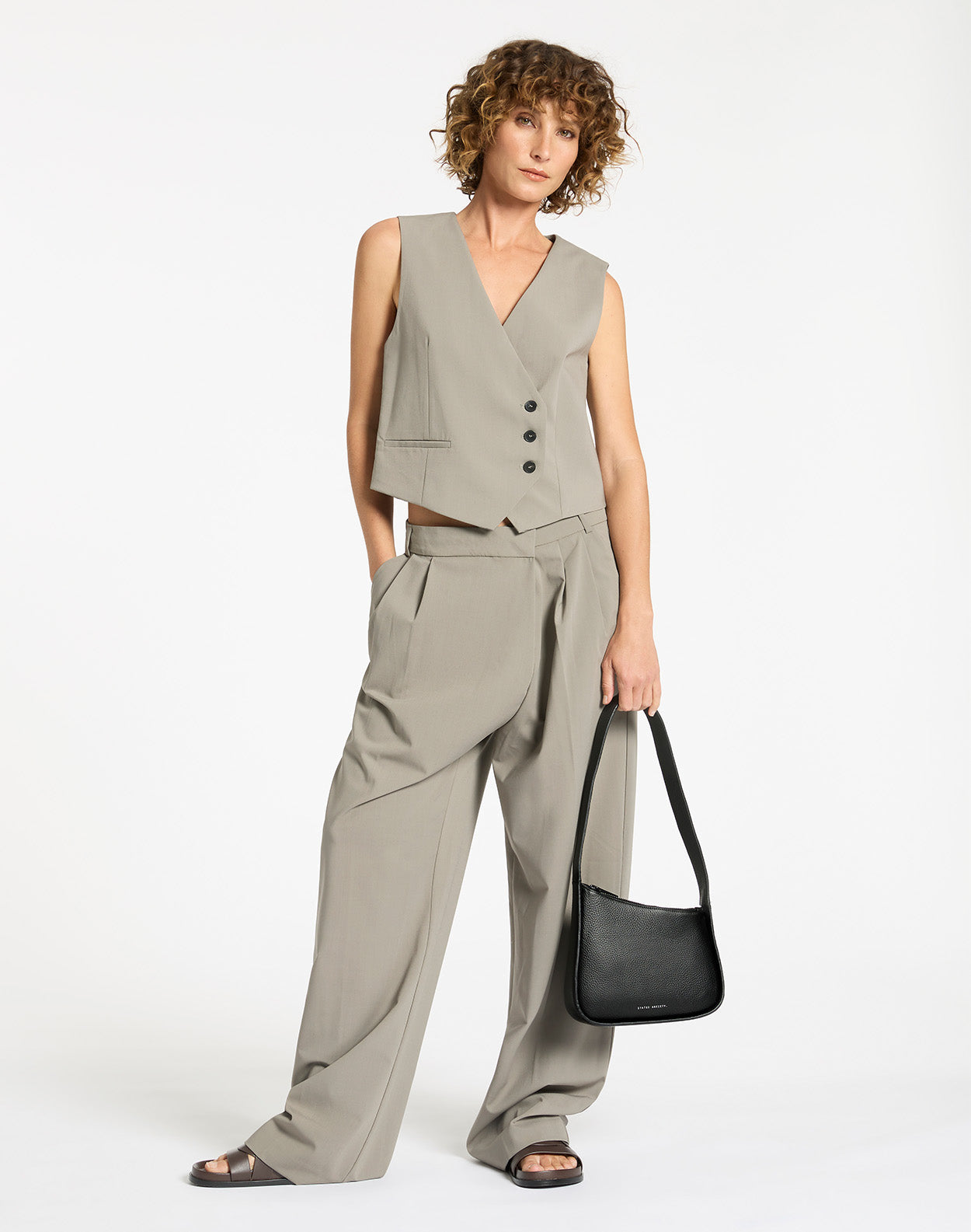 Phenomena Leather Shoulder Bag | Status Anxiety