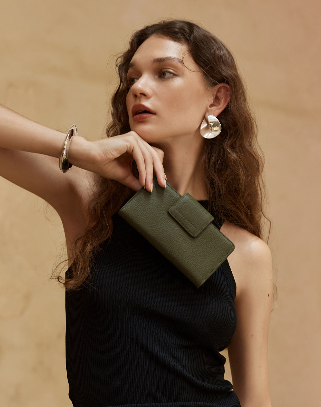 Status Anxiety Ruins Leather Wallet