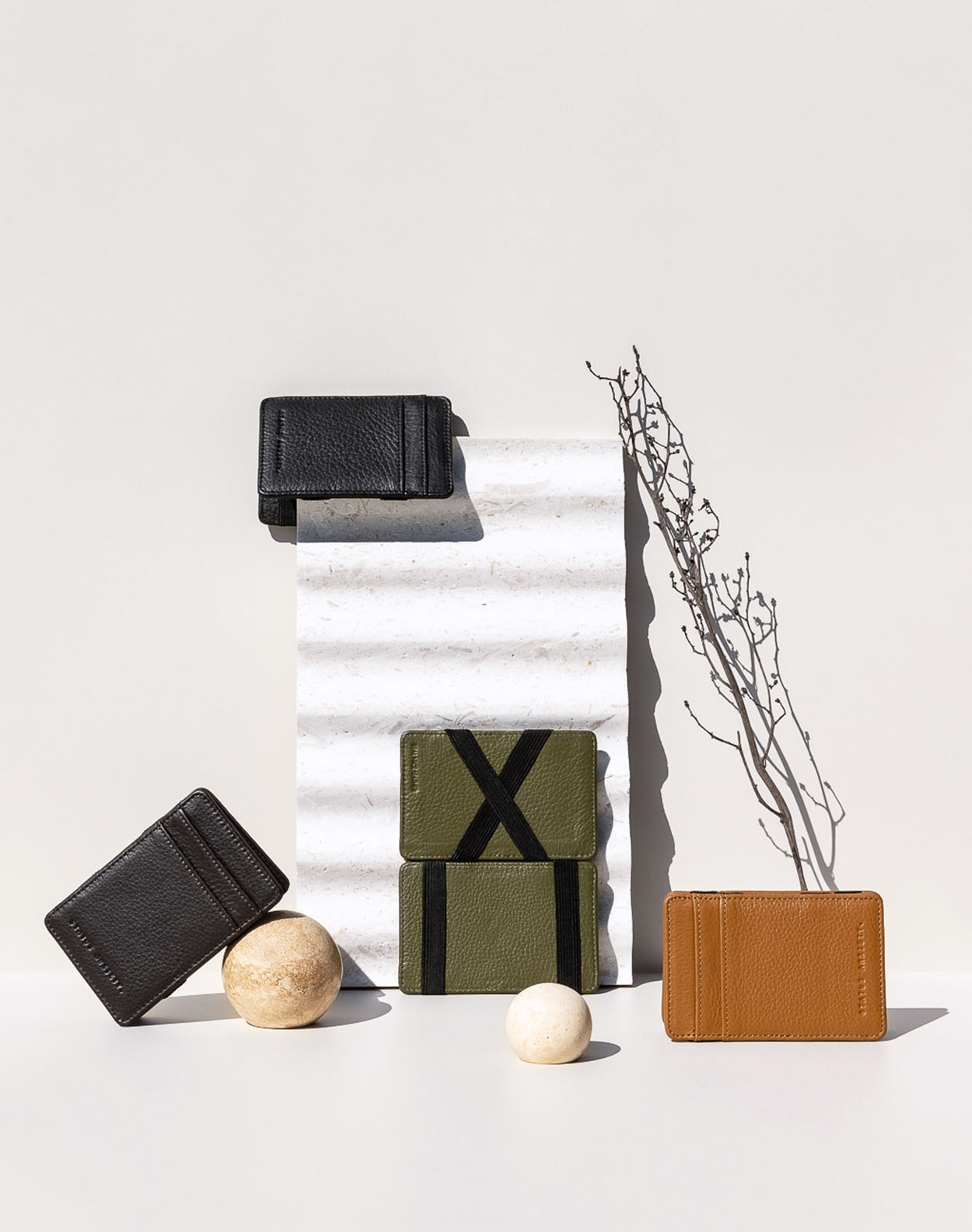 Status Anxiety Flip Leather Card Holder