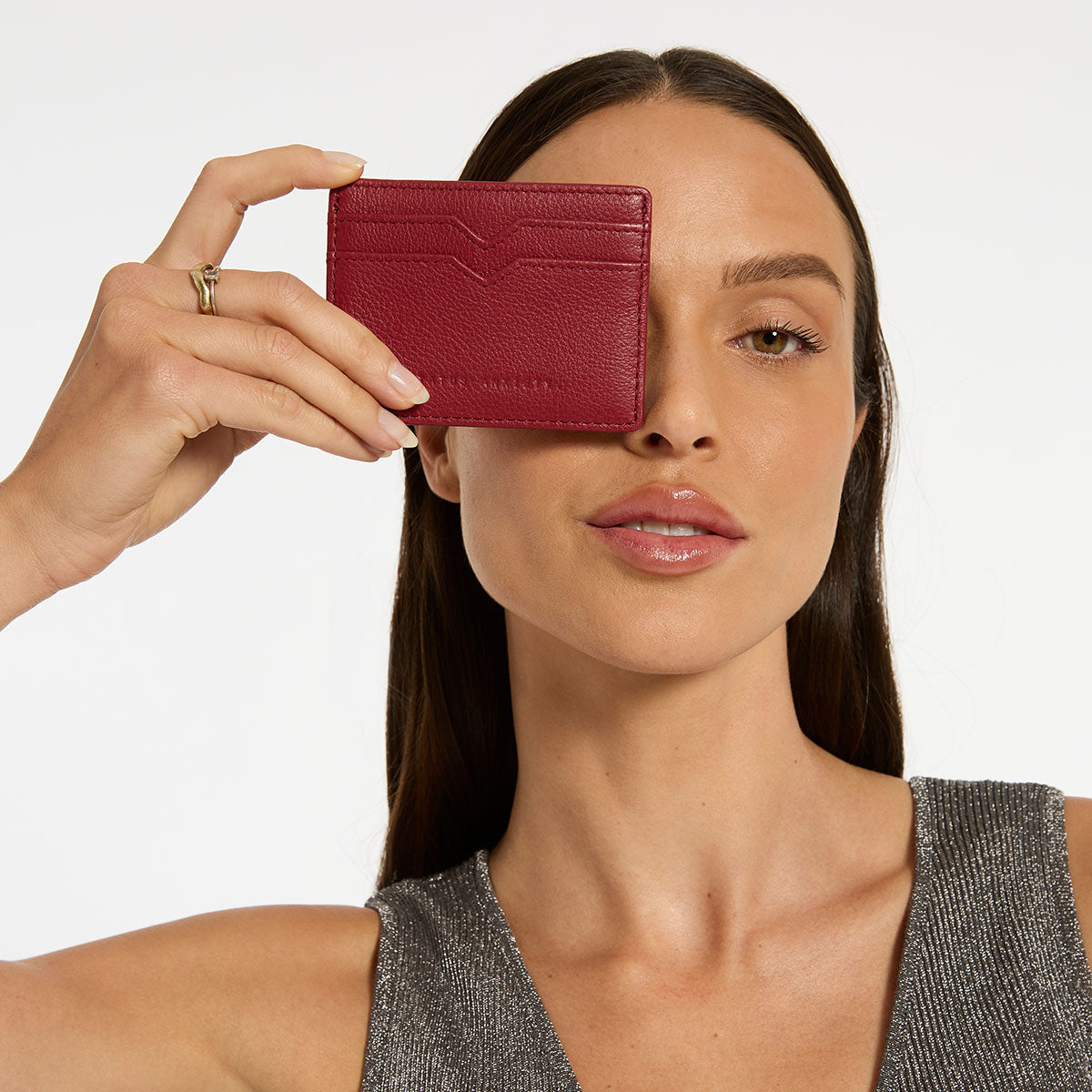 Status Anxiety Together For Now Leather Card Holder