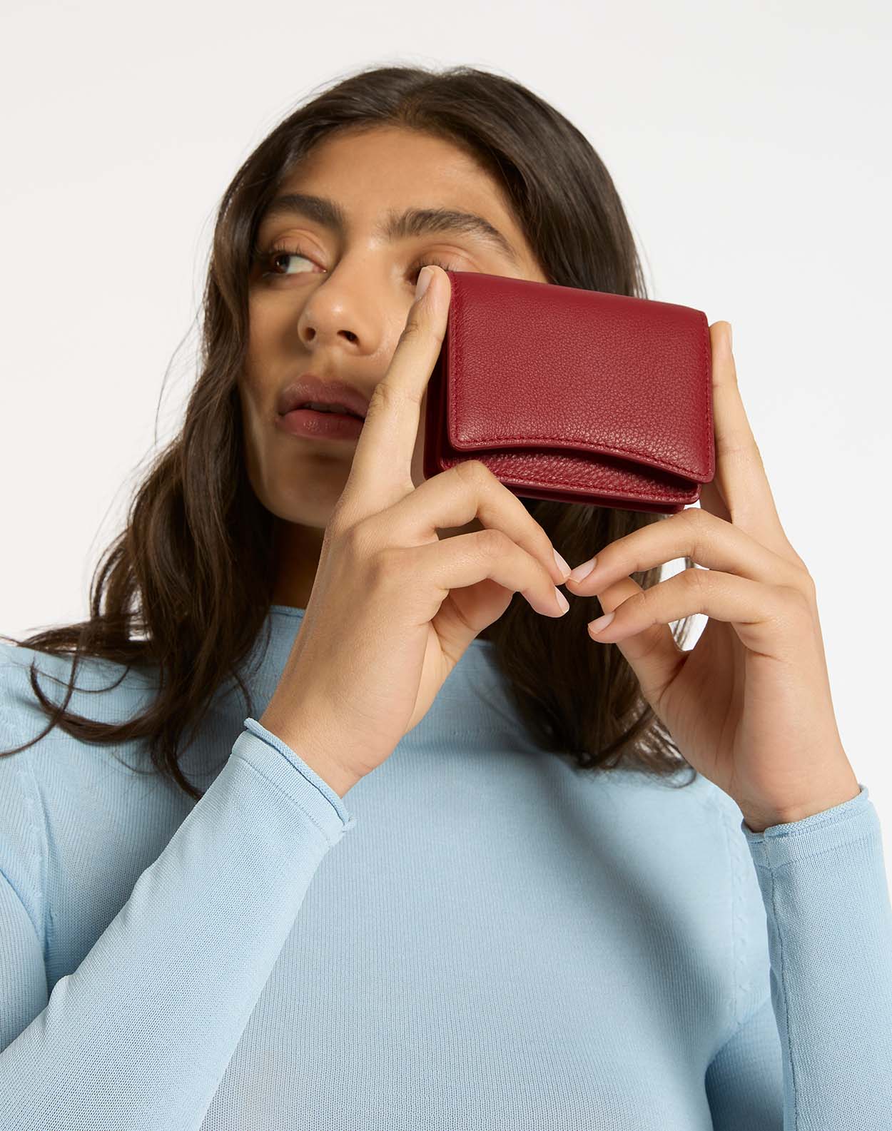 status anxiety women’s leather bag
