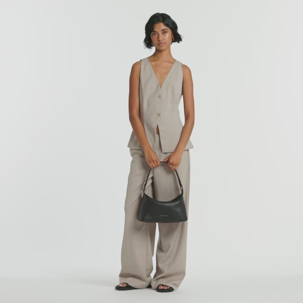 Status Anxiety Think Twice Women's Leather Bag Cocoa