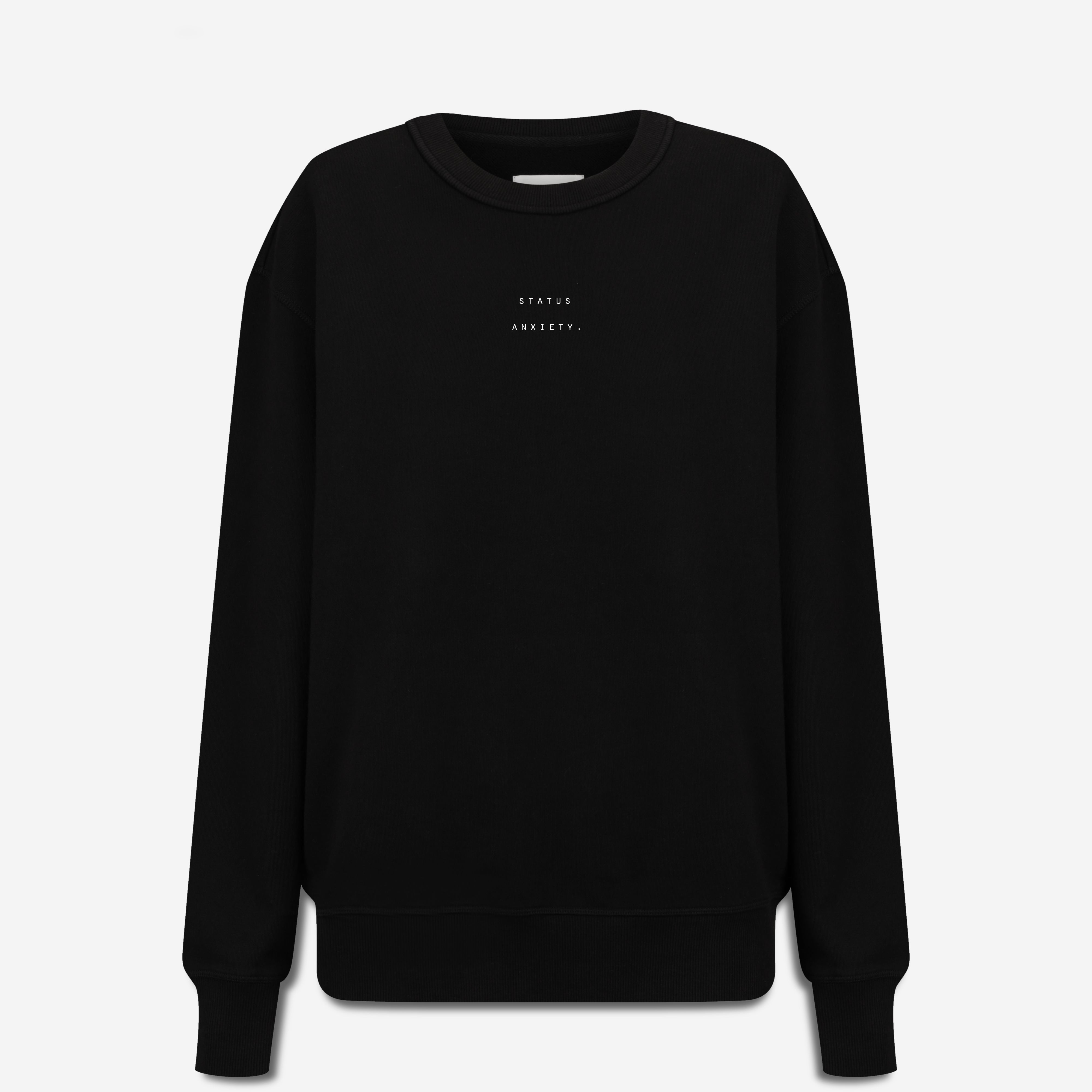 Status Anxiety Could be Nice Women's Jumper Soft Black With Logo