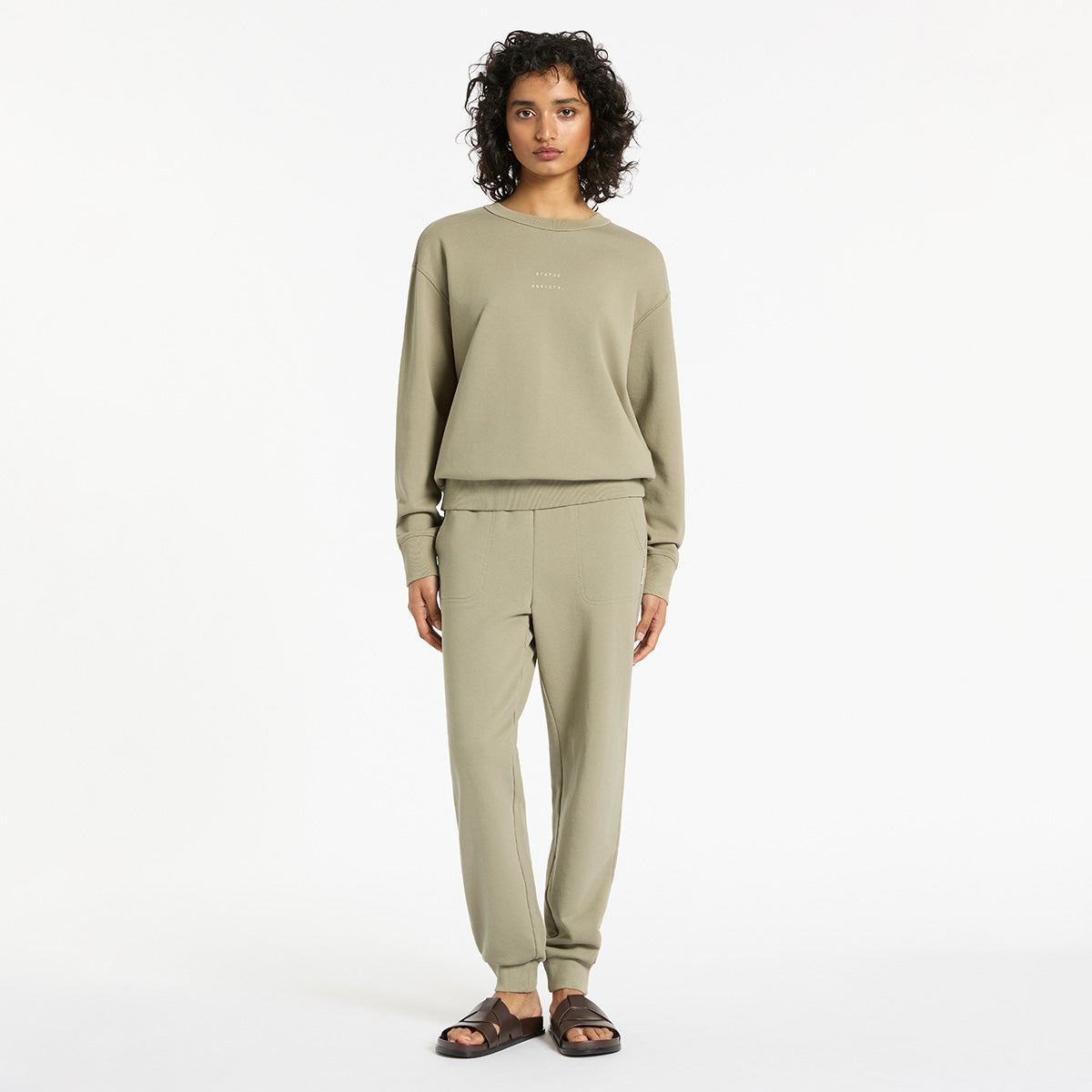 Status Anxiety Could be Nice Women's Jumper Washed Sage