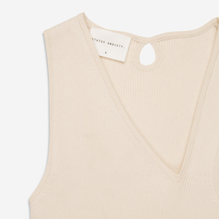 Status Anxiety Come Around Women's Knit Bone