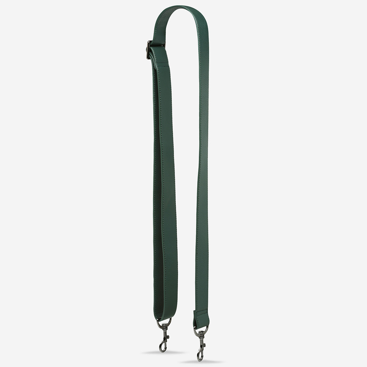 Status Anxiety Green Wide Leather Strap for Bags 