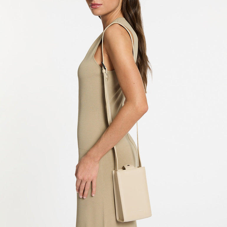 Status Anxiety As It Happens Women's Leather Bag Oat