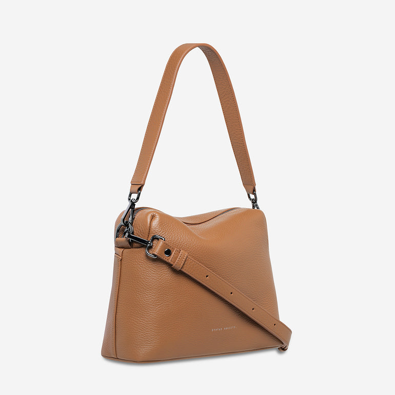 Status Anxiety By Some Miracle Women's Leather Bag Camel