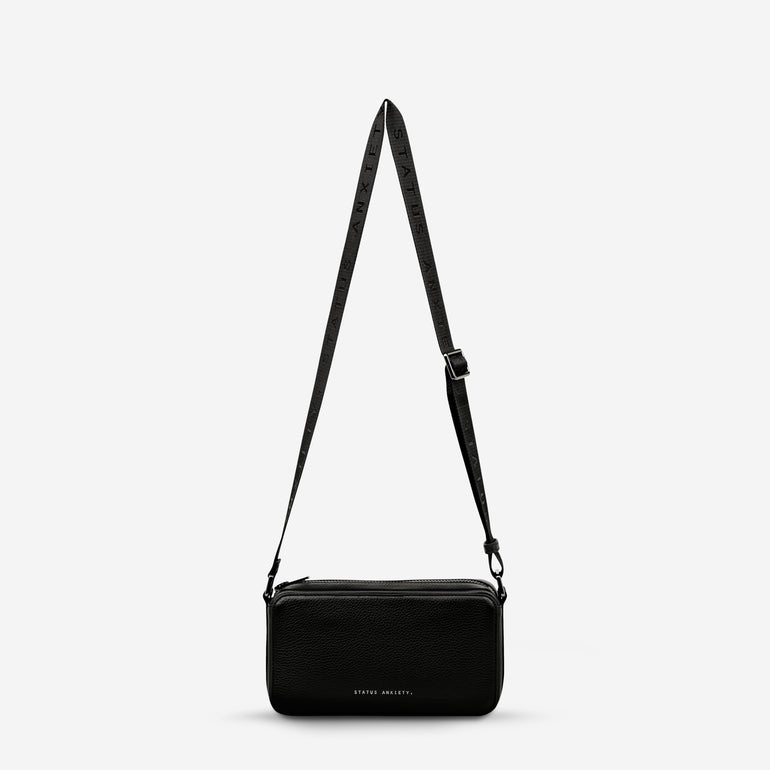 Status Anxiety Delirium Women's Leather Crossbody Bag Black