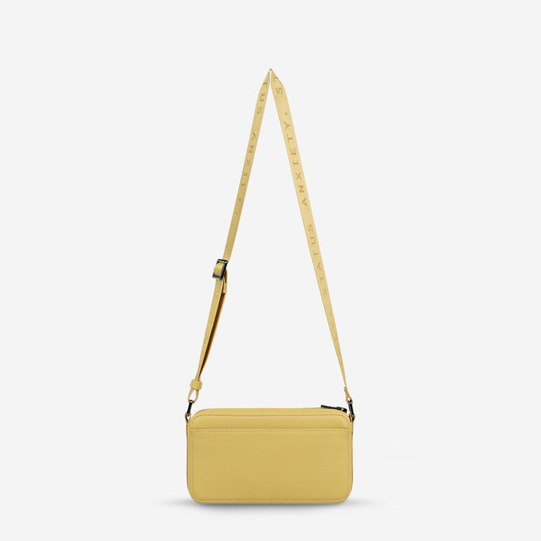 Status Anxiety Delirium Women's Leather Crossbody Bag Buttermilk