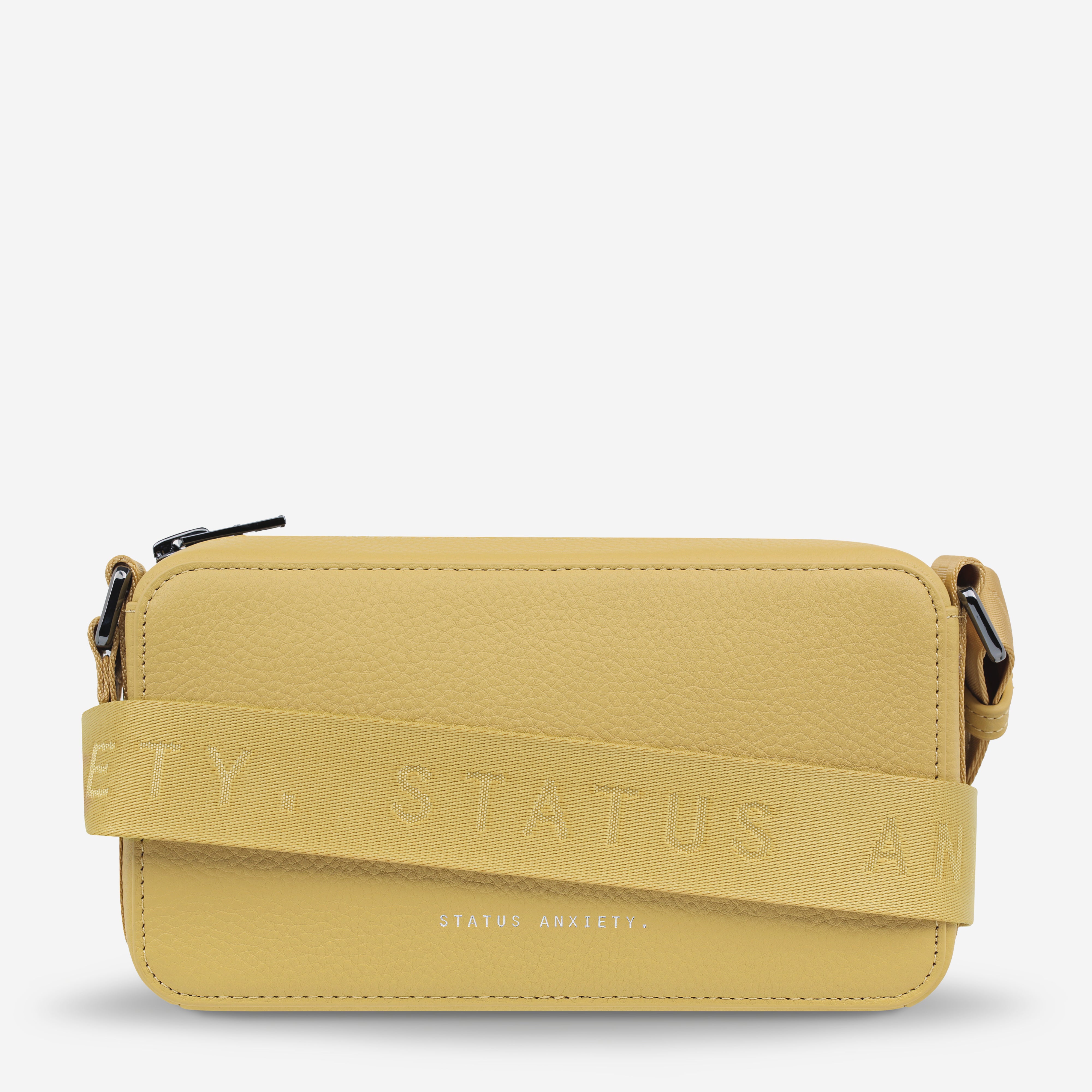 Status Anxiety Delirium Women's Leather Crossbody Bag Buttermilk