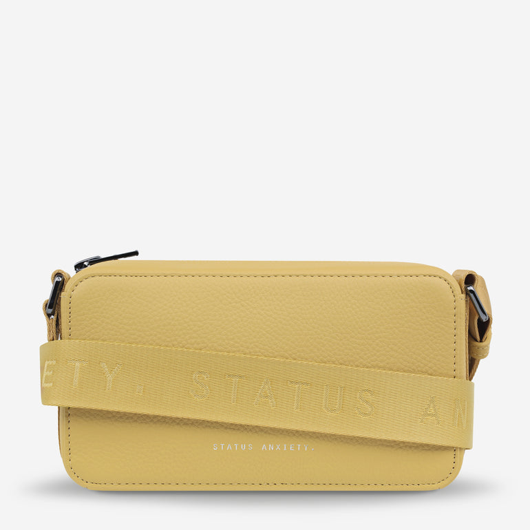 Status Anxiety Delirium Women's Leather Crossbody Bag Buttermilk