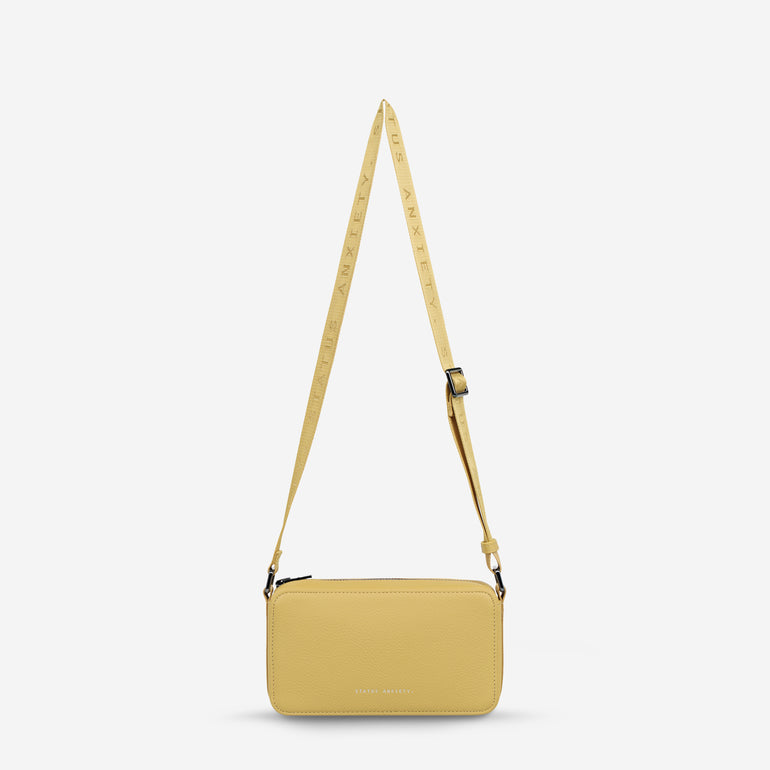 Status Anxiety Delirium Women's Leather Crossbody Bag Buttermilk