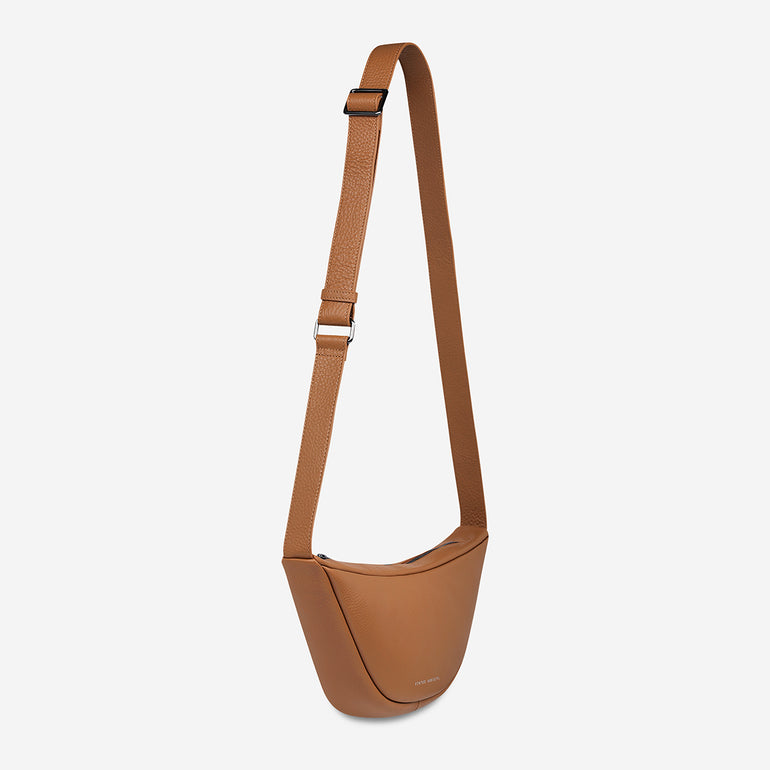 Status Anxiety Glued To You Women's Leather Crossbody Bag Camel