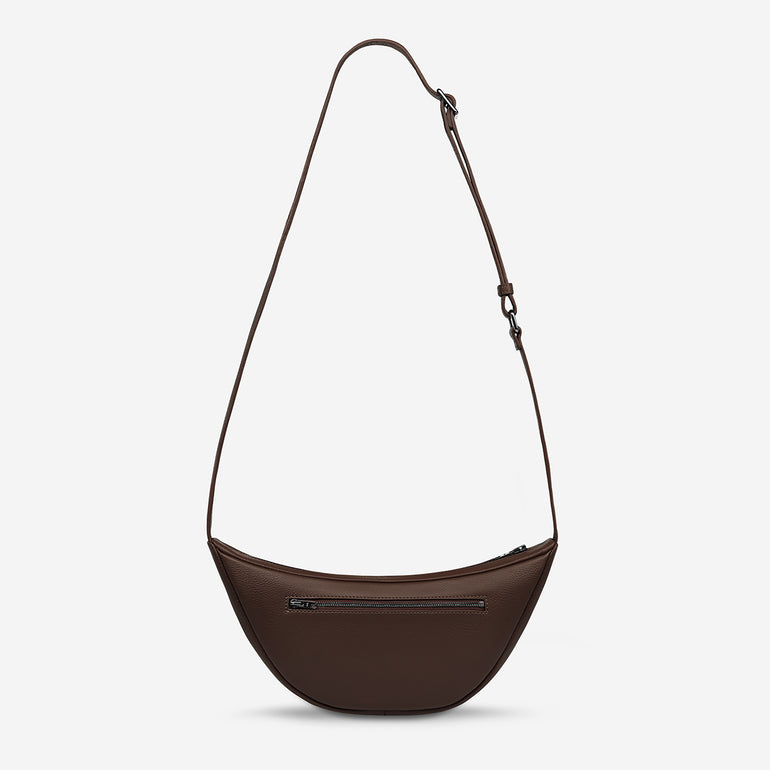 Status Anxiety Glued To You Women's Leather Crossbody Bag Cocoa