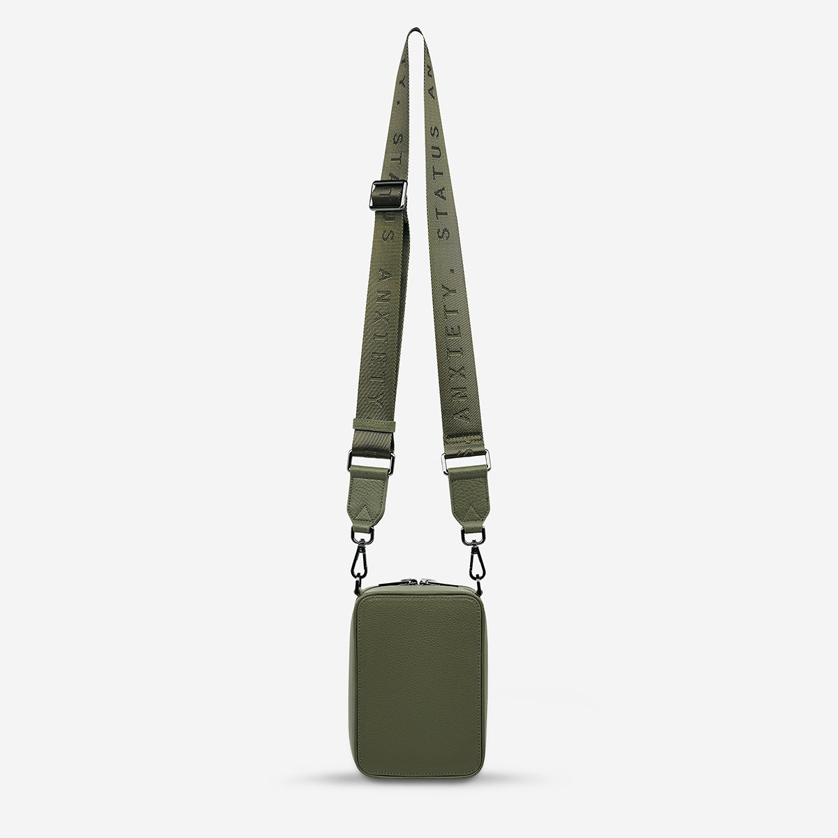 Status Anxiety Good Life Women's Leather Bag Khaki