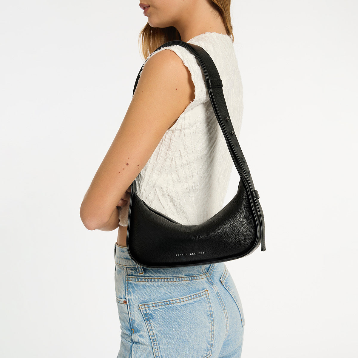 Status Anxiety Haven Leather Bag Black