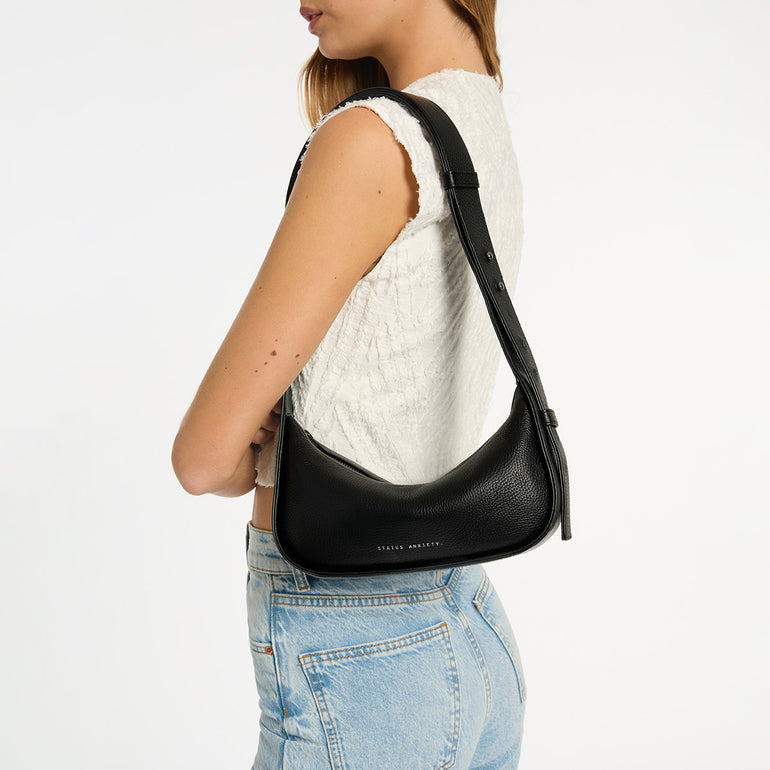 Status Anxiety Haven Leather Bag Black