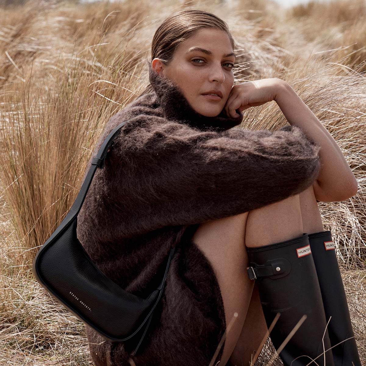 Status Anxiety Haven Leather Bag Black