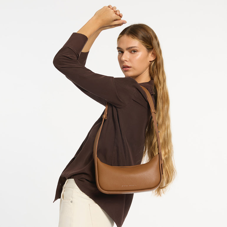 Status Anxiety Haven Leather Bag Camel
