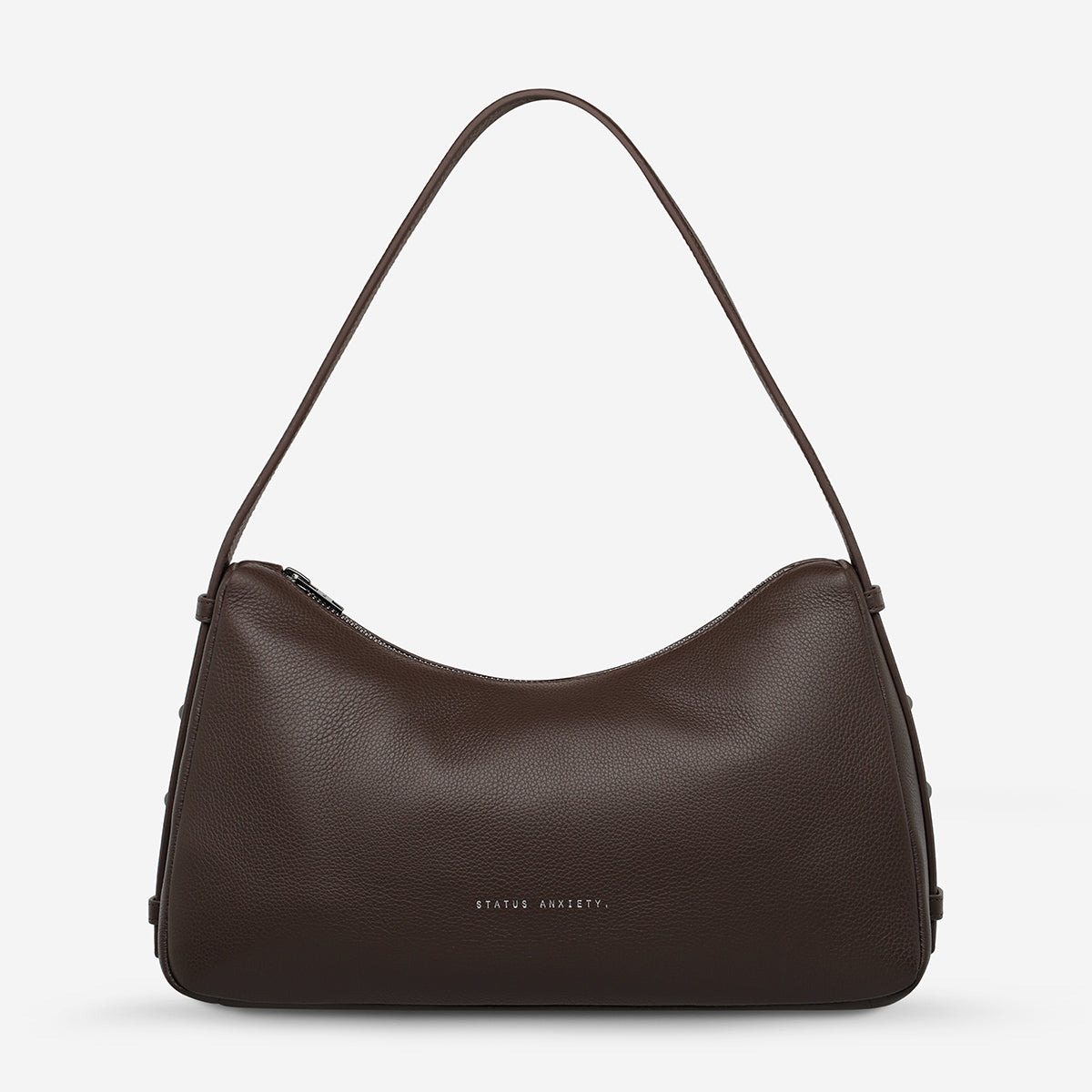 Status Anxiety Hide Out Women's Leather Shoulder Bag Cocoa