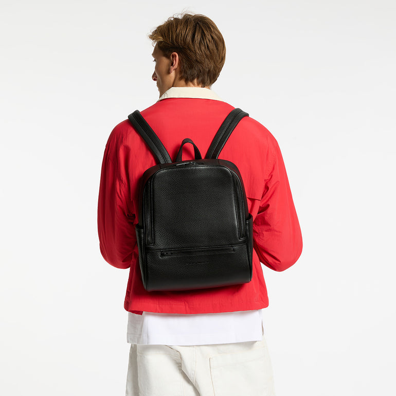 black leather backpack sydney Status Anxiety If You Call Backpack