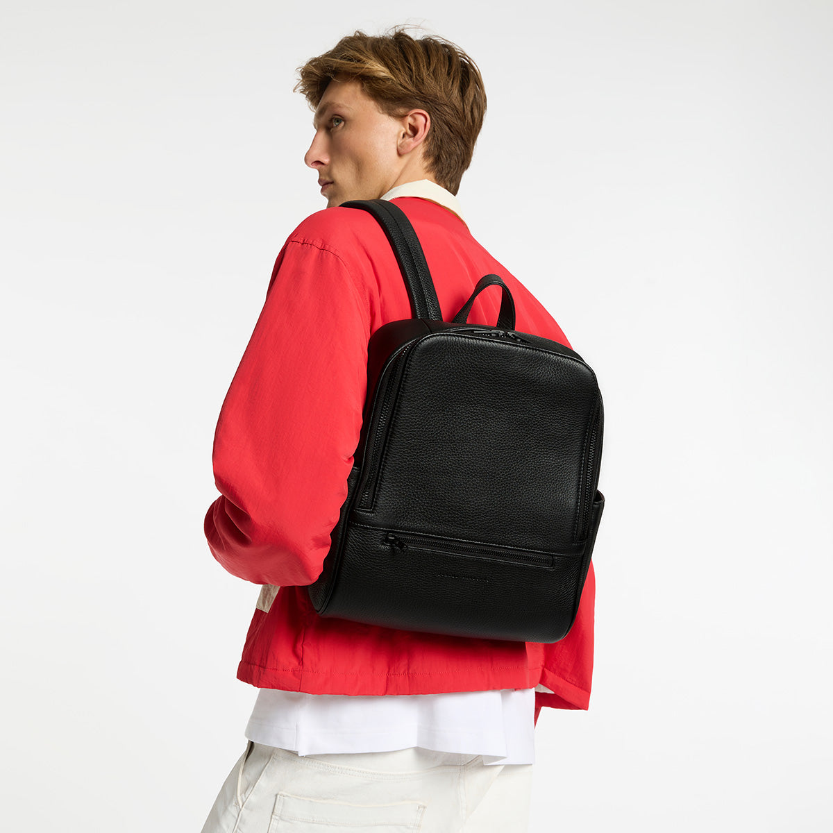 Status Anxiety If You Call Black Leather Backpack For Men