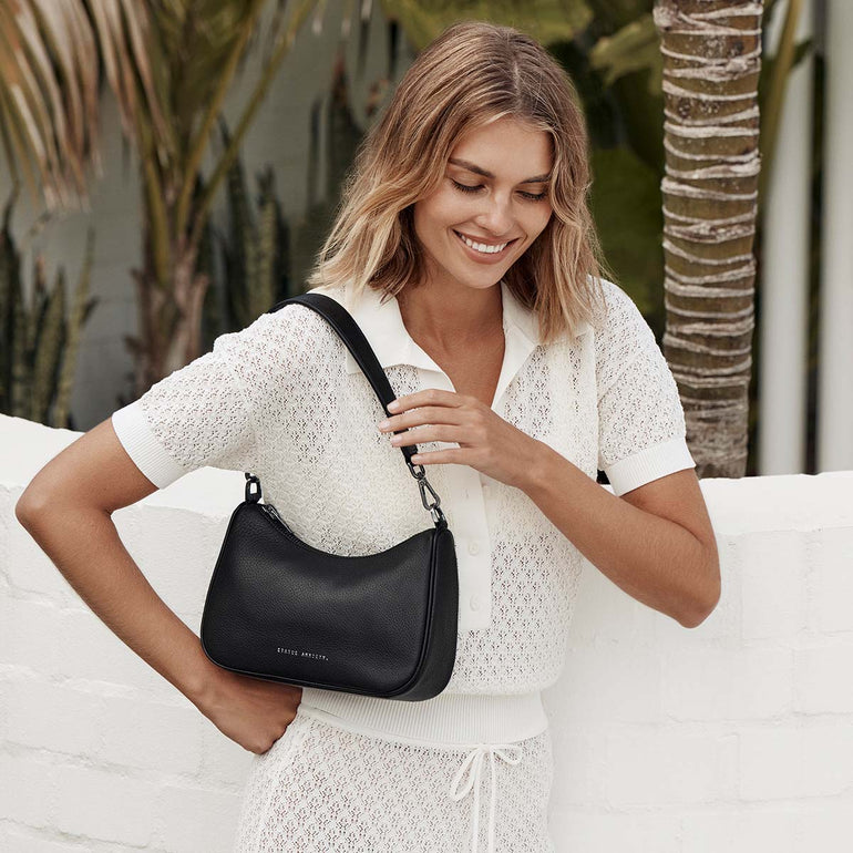 Status Anxiety Look Both Ways Handbag Black