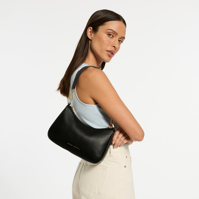 Status Anxiety Look Both Ways Handbag Black/Gold